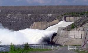 Вобосброс Курейской ГЭС