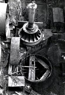 Монтаж первого пускового агрегата, 1987г.