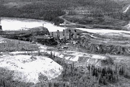 Основные сооружения. Водосброс. 1985 год