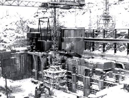 Здание ГЭС и АПК, 1987г.