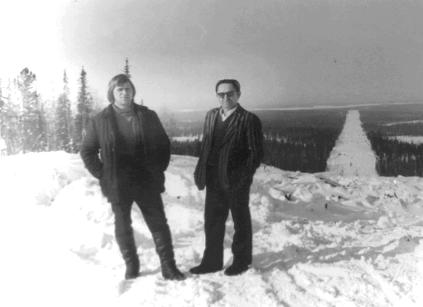 На прокладке просеки под ЛЭП